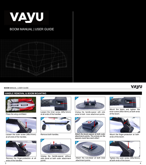 VAYU CARBON BOOM FOR AURA: V2/V3/X2