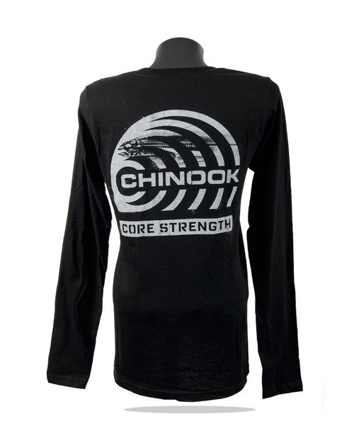 Womans Core Strength Long Sleeve V-Neck