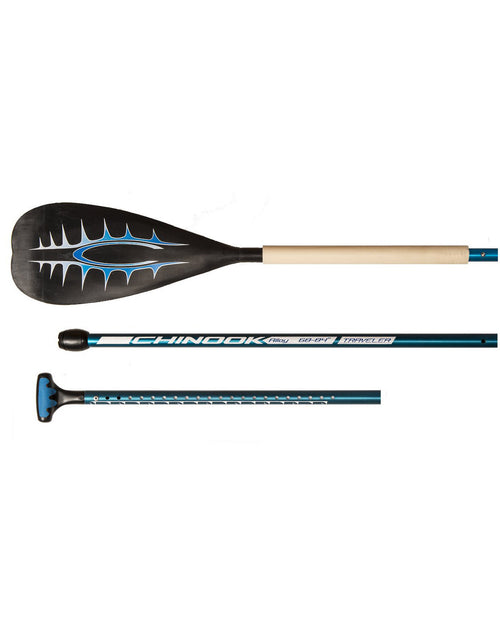 Alloy Traveler 3 piece Small Blade Adjustable SUP Paddle